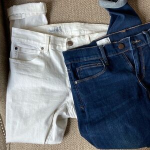 2 Gap legging jeans, size 27